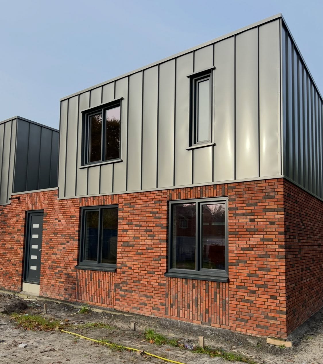 Aluplast kozijnen voor drie nieuwbouwwoningen in Beerta in Beerta